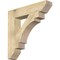 Ekena Millwork Merced Slat Rough Sawn Bracket, Douglas Fir, 6"W x 32"D x 32"H BKT06X32X32MRC06RDF - alternate 1